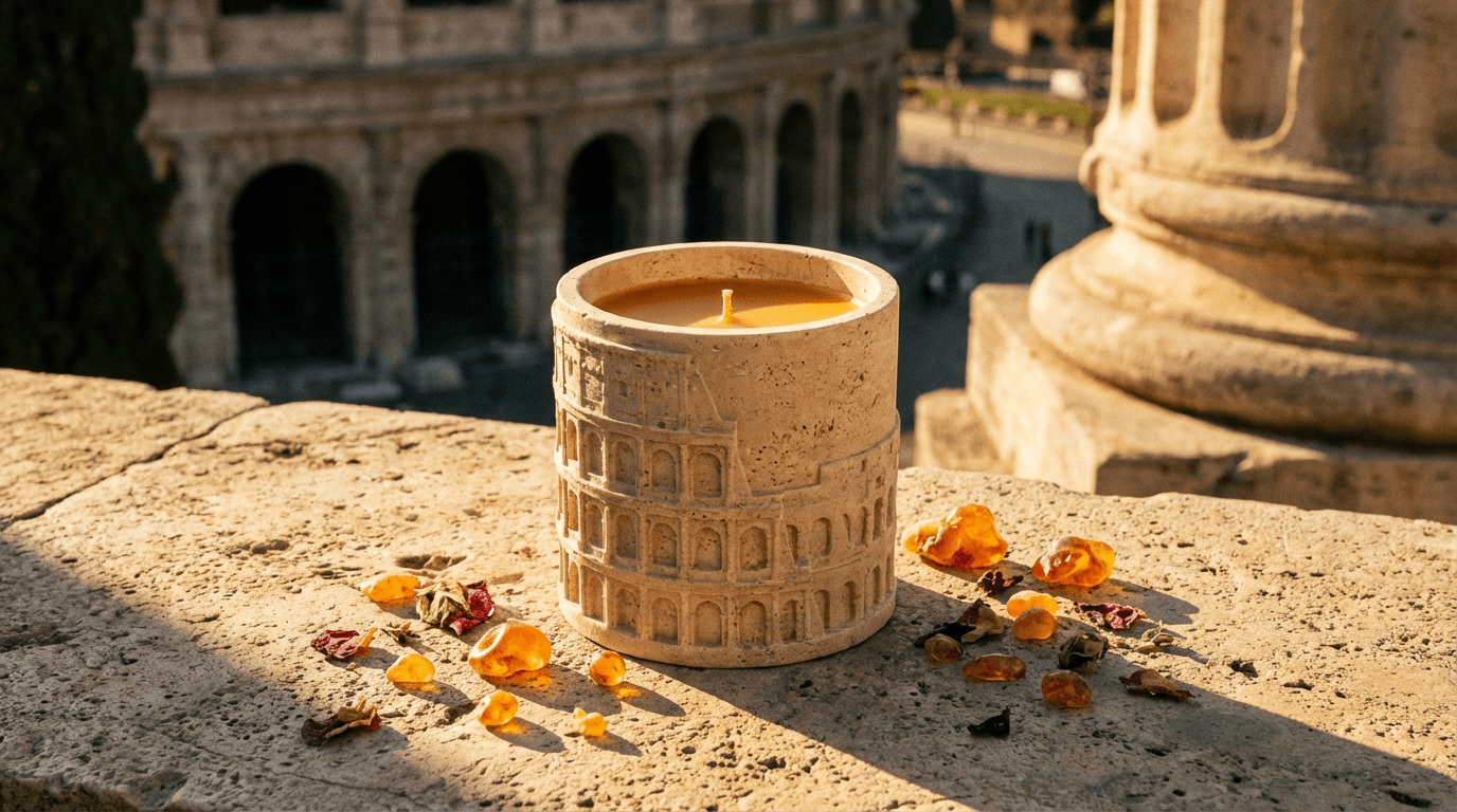 Colosseum ritual candle