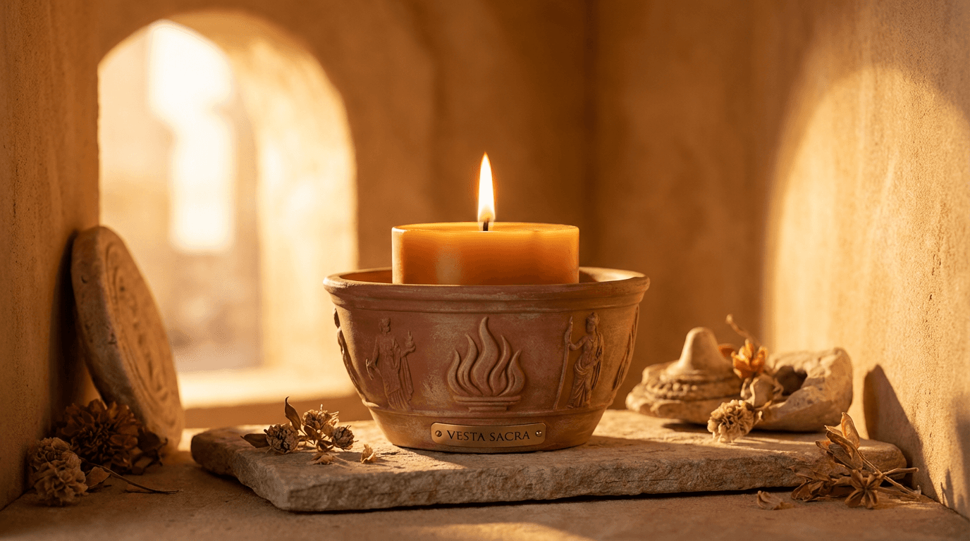 Vesta Sacra ritual candle
